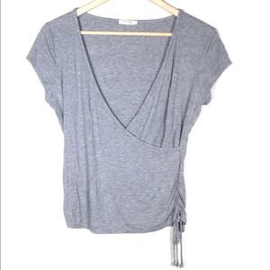 Olivia Rae Grey casual tee shirt top size medium M B83